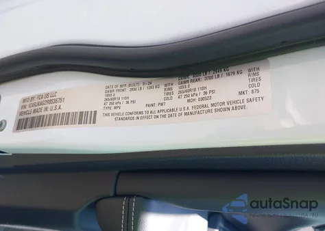 2024 Jeep Grand Cherokee L Laredo 4X4 from USA, damaged, VIN 1C4RJKAG2R8536751